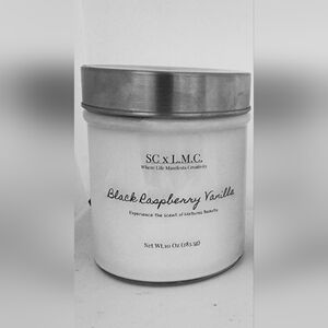 10 oz soy wax candle Black Raspberry Vanilla